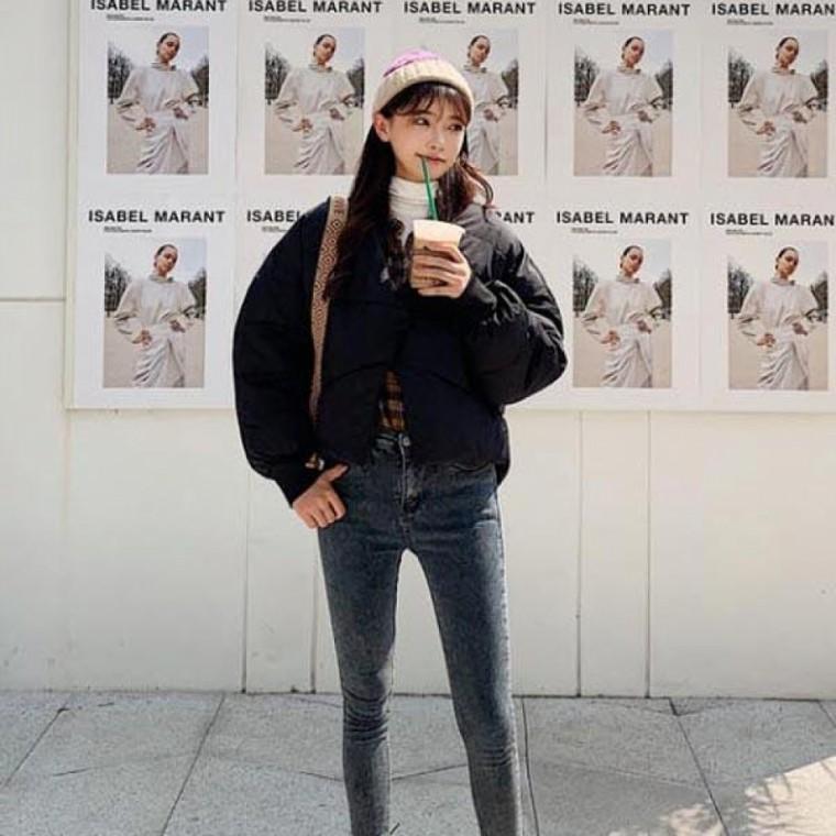 LD 여성 숏패딩 가디건 타입 루즈핏 올해 유행 점퍼