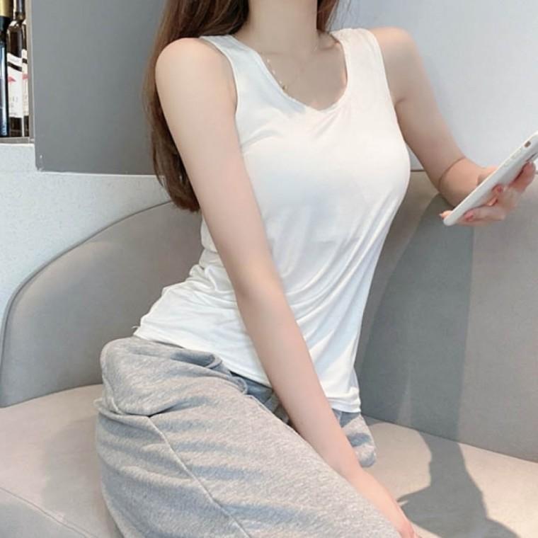 LD 속옷 대용 안성맞춤 일체형 캡브라 나시