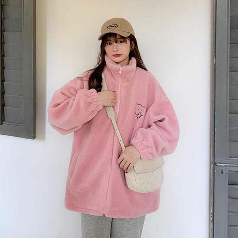 LD 곰돌이 양털 점퍼 패션 뽀글이 아우터