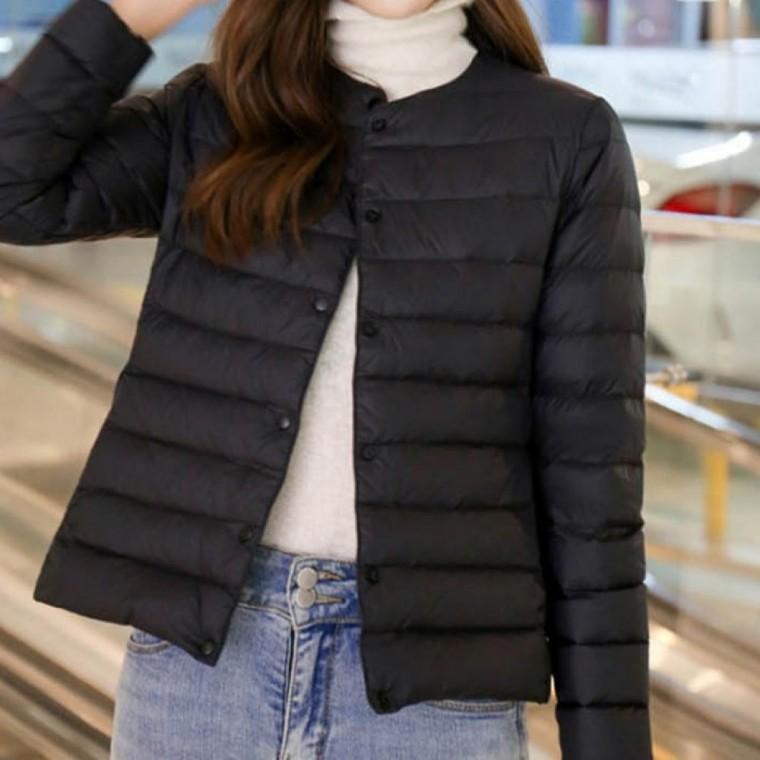 LD 패딩 여성경량 깃털 솜털 부드러운 촉감 점퍼 자켓