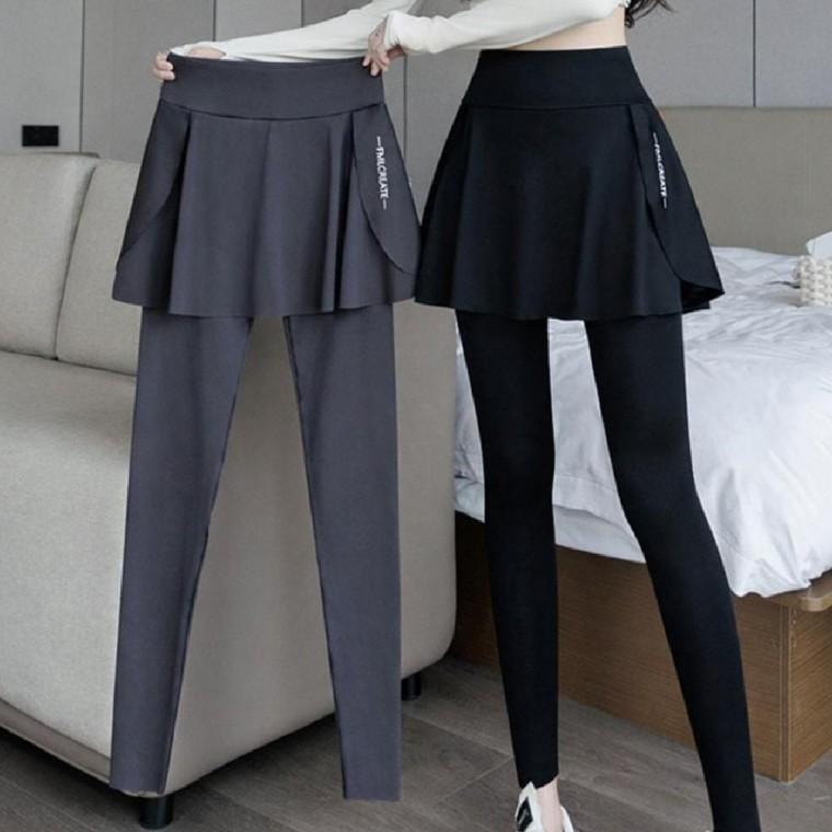여성 스커트 9부 레깅스 치마 운동복 요가복 필라테스 웨어 치랭스 헬스 스포츠 에어로빅