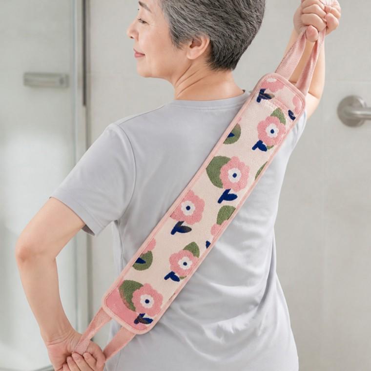 플라워 바디타올 긴타입 샤워 목욕 등밀이 거품 거품