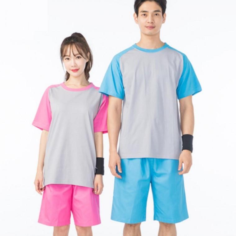 SET 파자마 생활복 반소매 바지 베스터 찜질복세트 남녀공용