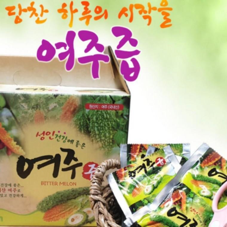 국내산 여주를 달여서 만든 영양제 100ml 효능 여주즙 50팩