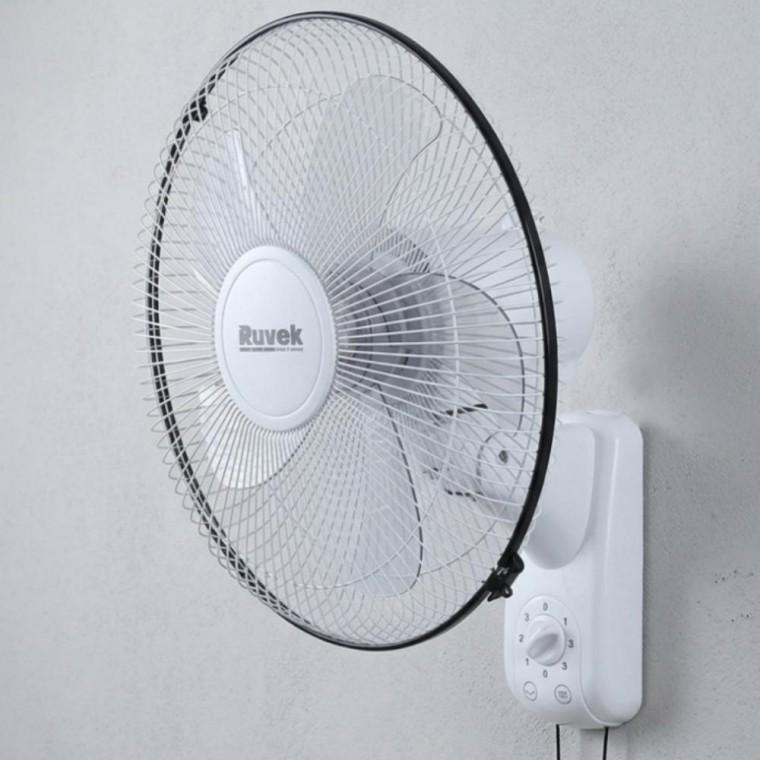 16형 5엽 날개 기계식 가정용 회전 벽걸이 선풍기