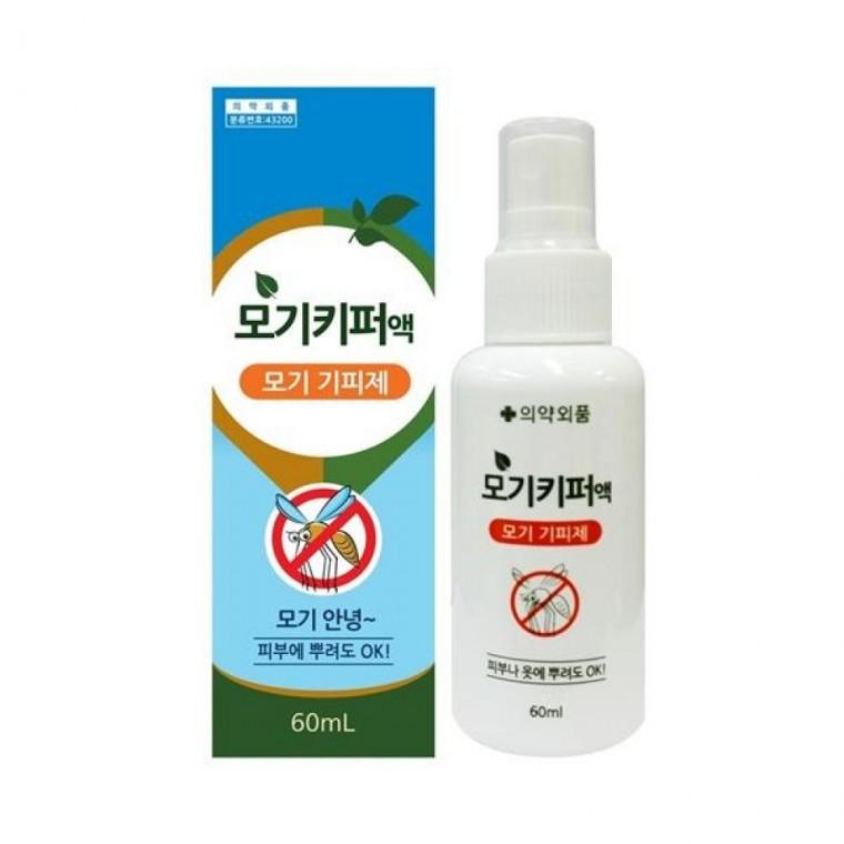 모기키퍼액 60ml 모기기피제 알로에베라 모기 대비 기피제