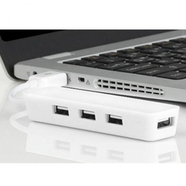 BY222 4포트 허브 무전원 NMX USB2.0 화이트 NETmate