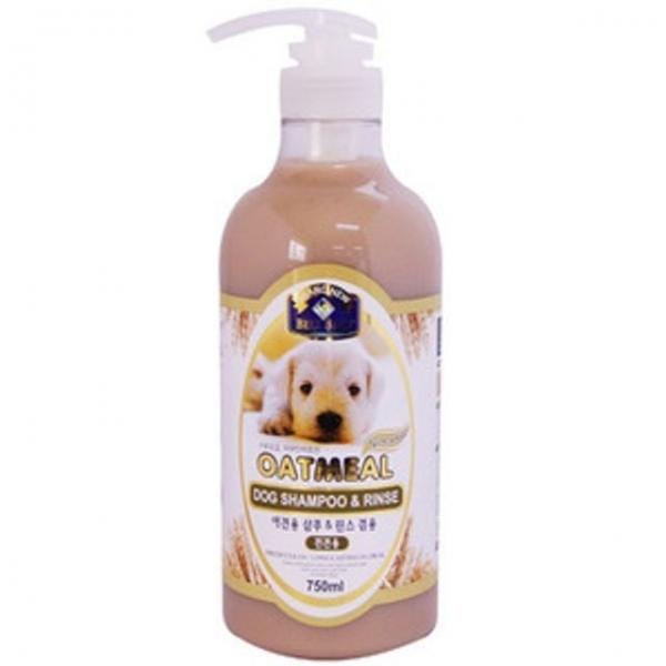 뉴벨버드 750ml 애견샴푸 샴푸린스 오트밀