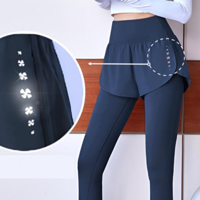 여성 일체형 반바지 레깅스 워터 수영복 요가바지 필라테스 여름 기능성 운동복