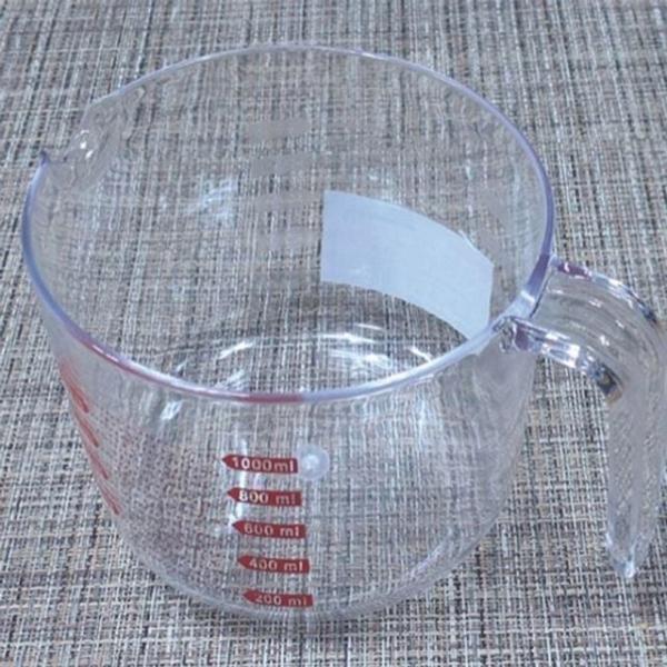 계량기 베이킹 아크릴 용량컵 비커 1L 투명 계량컵