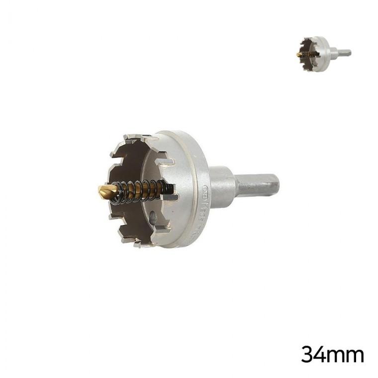 초경 금속용 홀쏘 34mm 초경홀커터 홀캇타 초경홀캇타