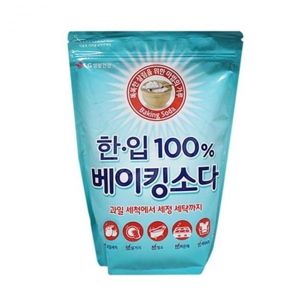 베이킹소다 2KG 한입100프로 찌든떄 세탁 LG생활건강