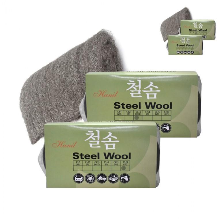 연마철솜 스틸울 연마용품 녹제거기 녹제거사포 녹제거제