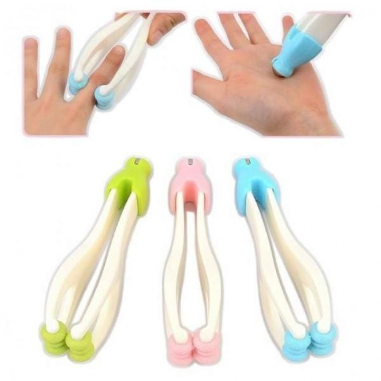 롤링 수동 1개 랜덤 손가락 셀프 마사지기 지압 휴대용 마사지