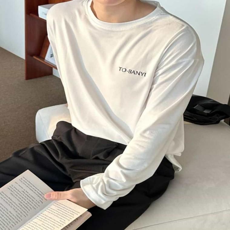얇은티 긴팔티셔츠 남자레이어드티