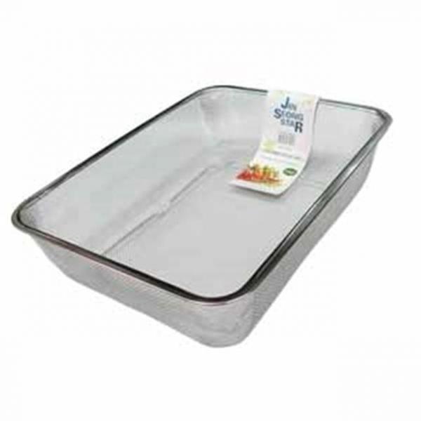 야채바구니 진성스타 주방용품 스텐 사각 44.5cm 특대