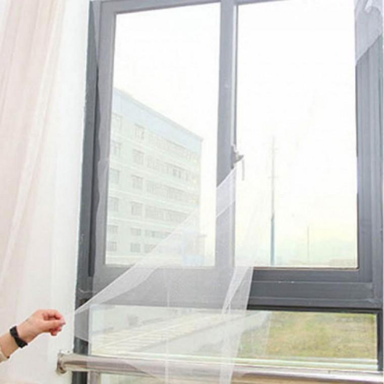 잘라 쓰는 창문 모기장 붙이는 탈부착 찍찍이 방충망 실내해충방지