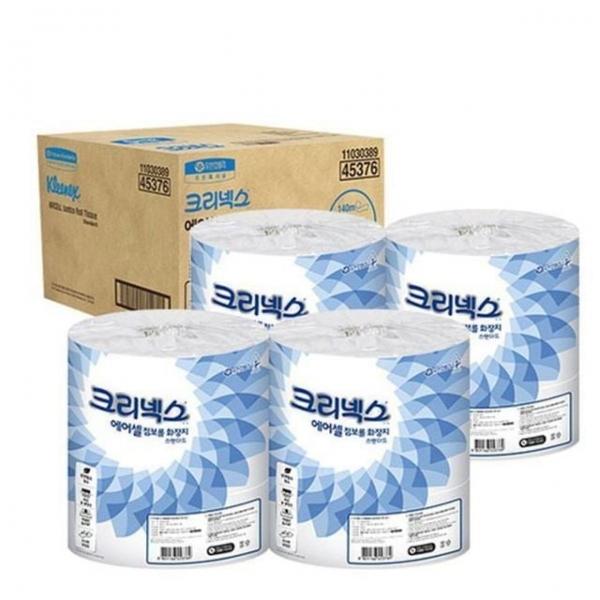 휴지 크리넥스 R140 점보롤 화장지 업소용 3롤x4백