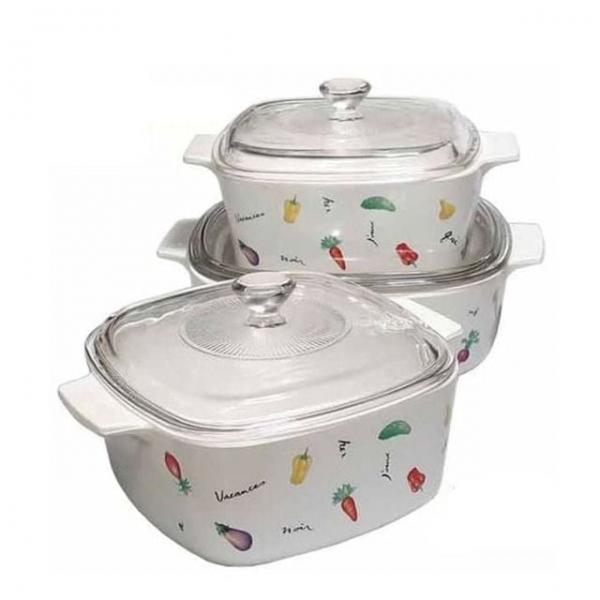 양수 찌개 사각세트 냄비 직화 코닝 가정 도자기