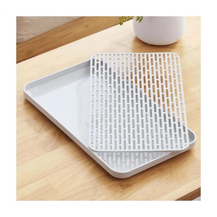 루미나D 물빠짐 식기건조대 트레이 l