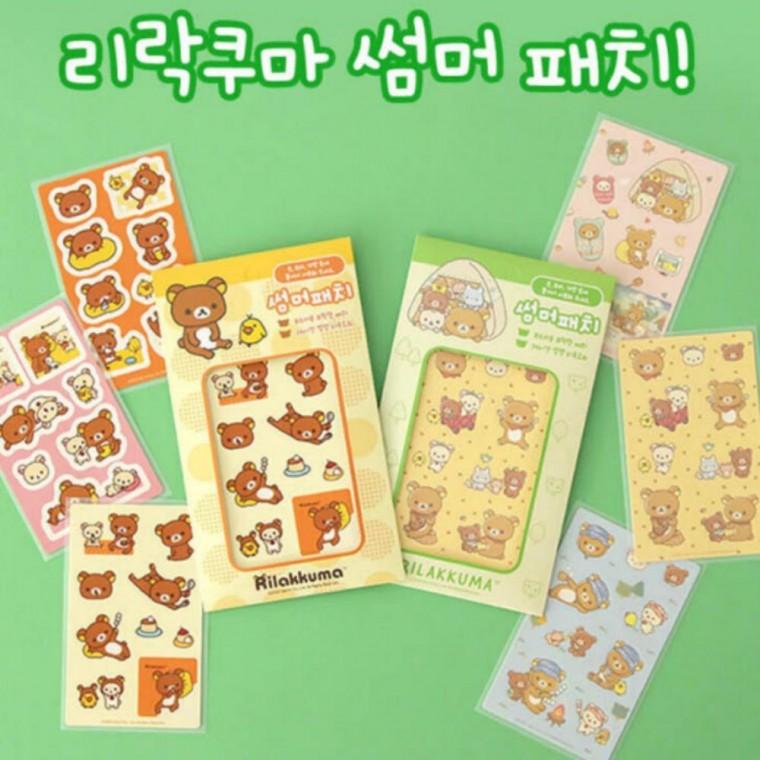 캐릭터 썸머 모기 패치 2P 캠핑 야외 스티커 휴대용