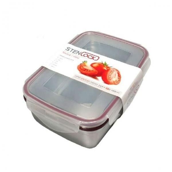 스텐락 보관 용기 반찬통 스텐 냉장고 1.7L 밀폐용기