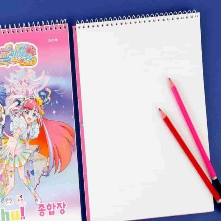 와츄 프리채널 종합장 그림그리기 초등종합장 수채화스케치북