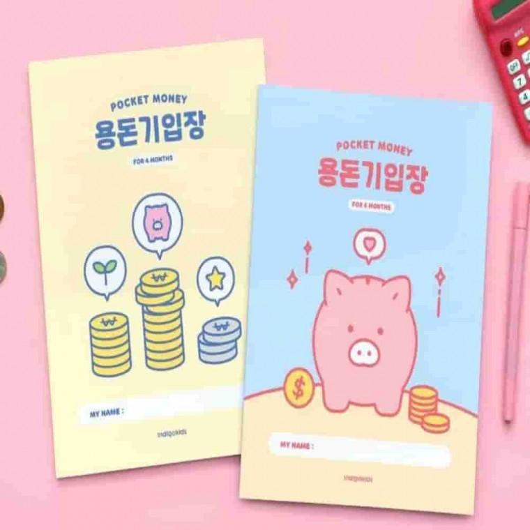 용돈기입장 4개월 120g내지 쉬운가계부 캐시북 가계부