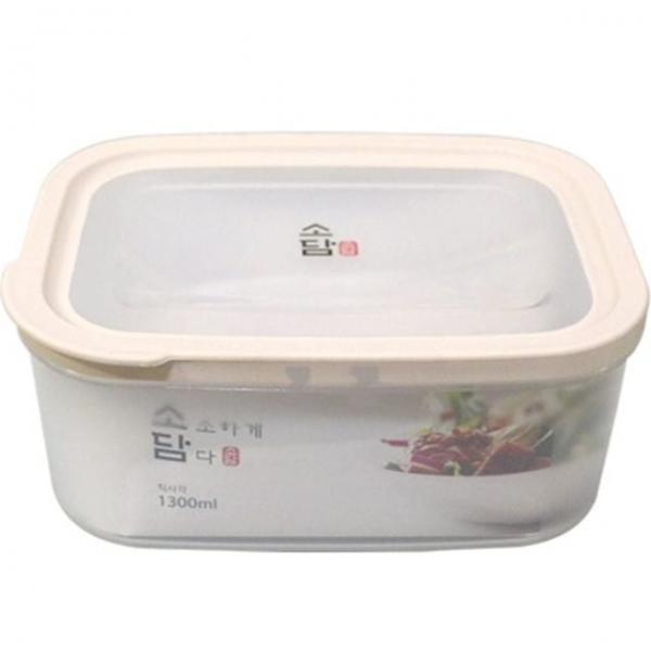소담 냉장고 1300ml 반찬통 5호 밀폐용기 보관통 용기
