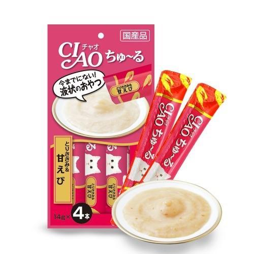 [럽펫] 이나바 챠오츄르 닭가슴살+새우 고양이츄르