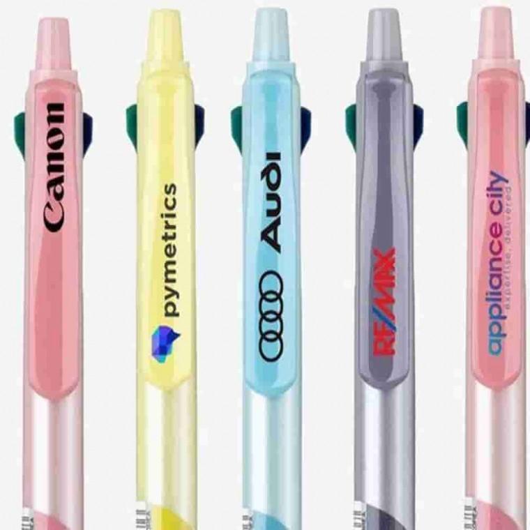 4색볼펜 1.0mm 12개 학생볼펜 특이한볼펜 볼펜선물