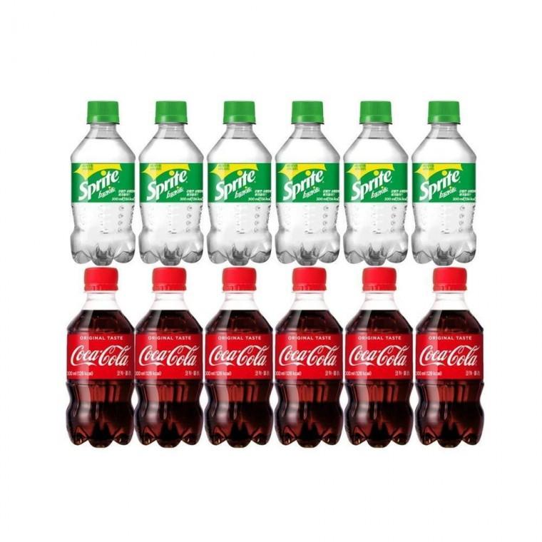 루미나D 스프라이트 300ml 12병 콜라사이다 2종세트