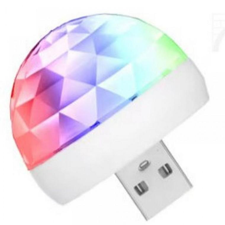 USB 미러볼 노래방 조명 LED 싸이키
