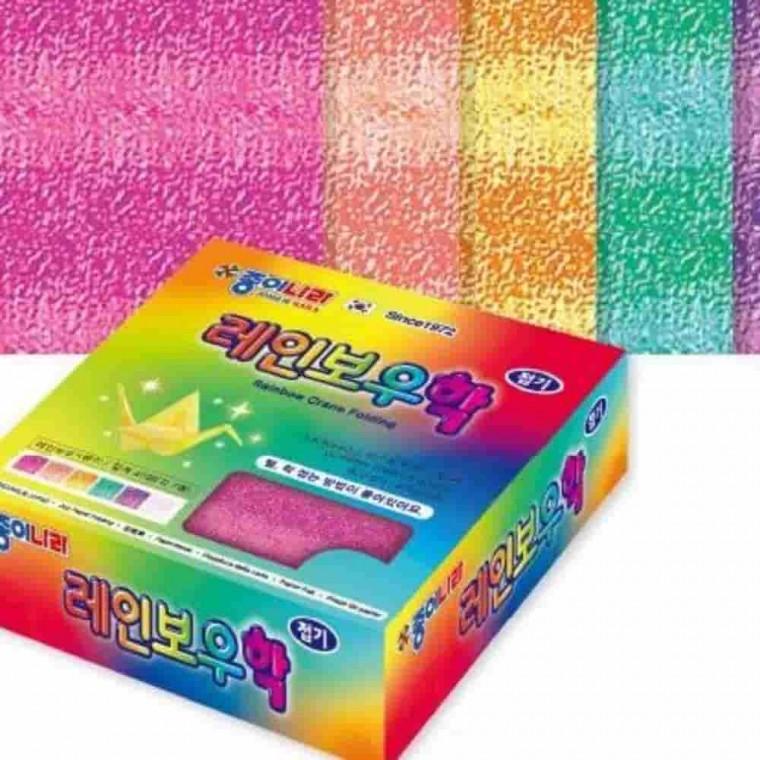 학접기 12개 1세트 펄색종이 학종이 종이놀이