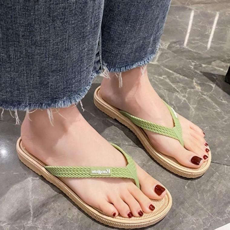 우먼즈 컬러 라이트한 스트랩 미끄럼 방지 일상룩 여름 캐주얼 쪼리