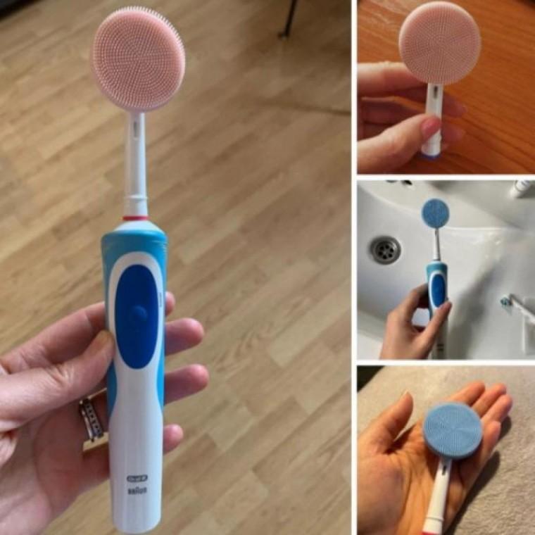 전동 칫솔 페이셜 클렌징 브러시 헤드 교체 용