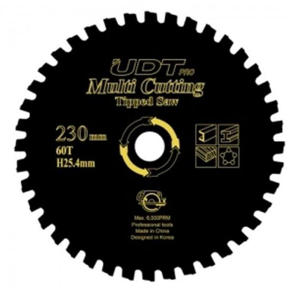 원형톱날 230mm UDT 멀티 팁쏘 다용도 톱날 팁소 60날