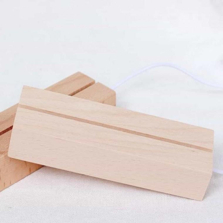 USB 무드등받침대 우드거치대 LED받침대