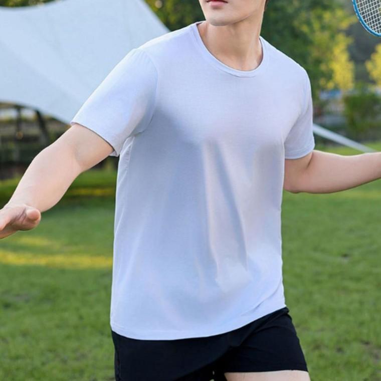 남녀 차분한 무지 메쉬 쿨링 반팔티 1P 여름 아이스 티셔츠 베이직 이너