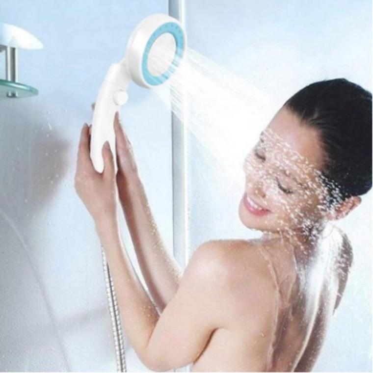 칼라 360도 회전 수압상승 샤워기헤드 분리 청소