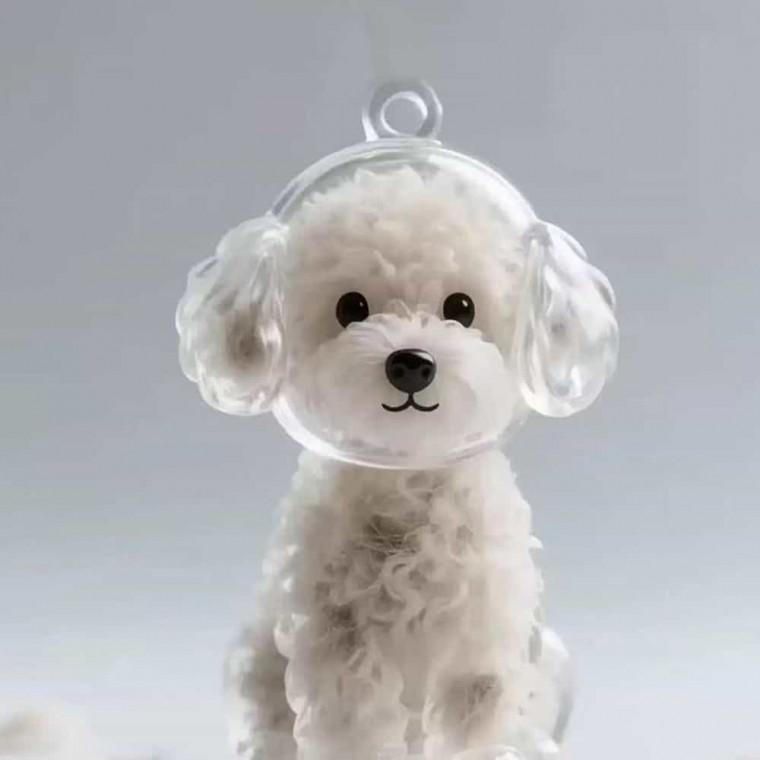 애견털 보관키링 강아지털열쇠고리 강아지털키링