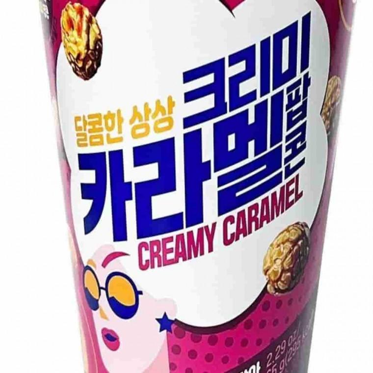 크리미카라멜 팝콘 65g 간편간식 달콤한과자 카라멜맛과자