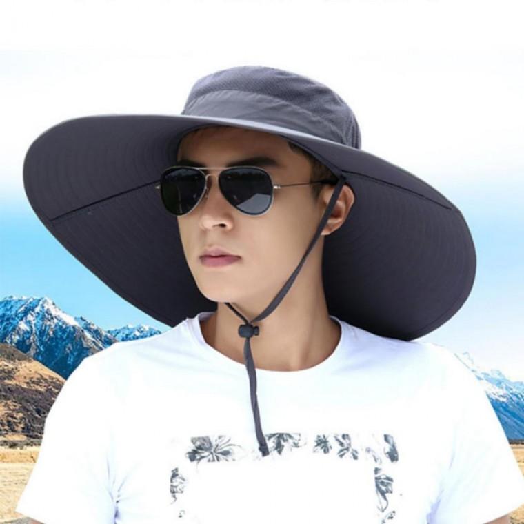 여름 휴가 캠핑 햇빛가리개 모자 와이드 썬캡 버킷햇