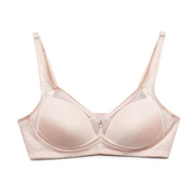 풀컵 노와이어 데일리 몰드 브라 B컵 여성 단정 기본 인견 속옷