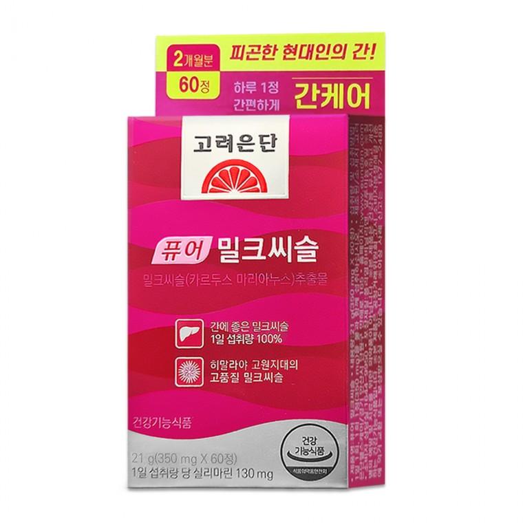고려은단 퓨어 밀크씨슬 60정 1개 2개월분