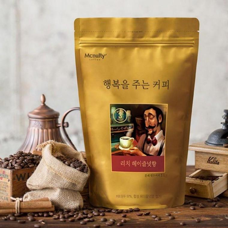 아라비카원두 헤이즐넛 분쇄 콜롬비아 원두커피 1kg