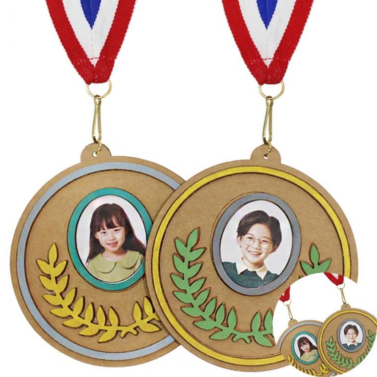 우든페이퍼 메달 만들기 10인용 다문화교육자료 방과후미술수업 방과후만들기