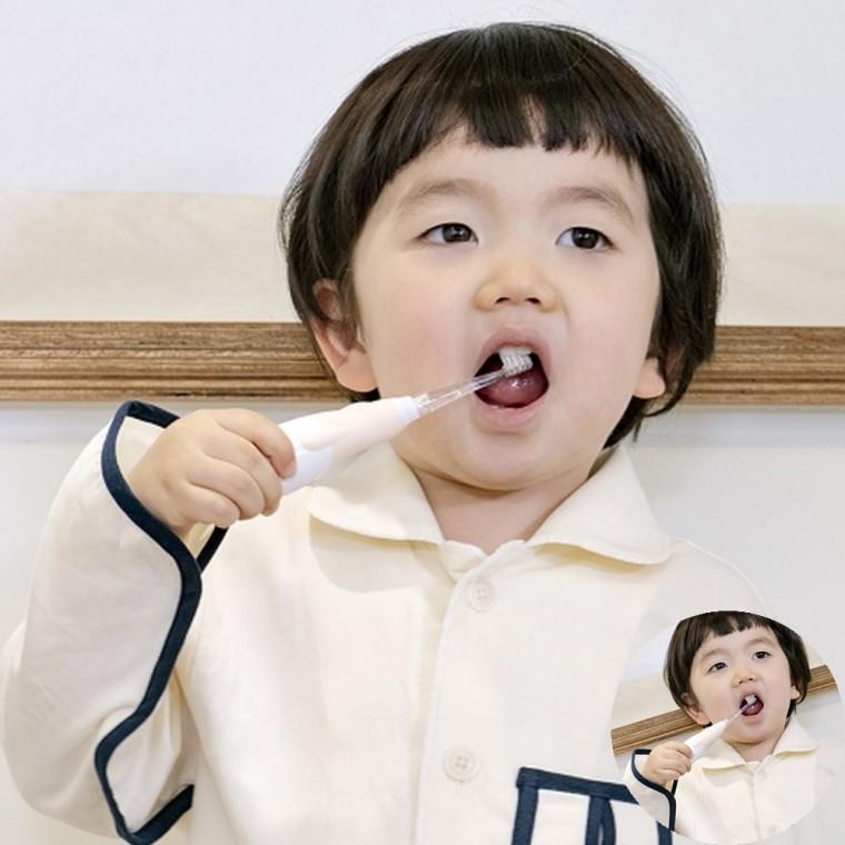 아기 전동칫솔 Stage 1 본품 1입 영구치 미세칫솔 유치원칫솔