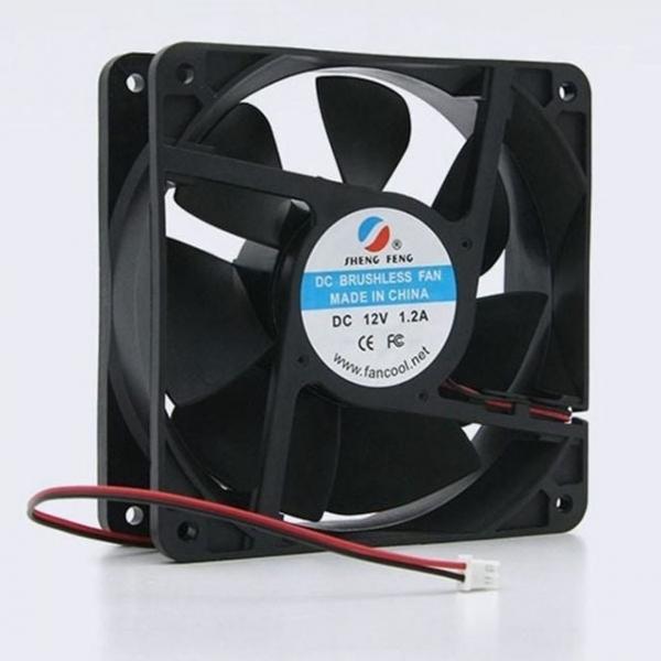 120mm 팬 브러시리스 PC DC 2P전원 케이스 쿨러
