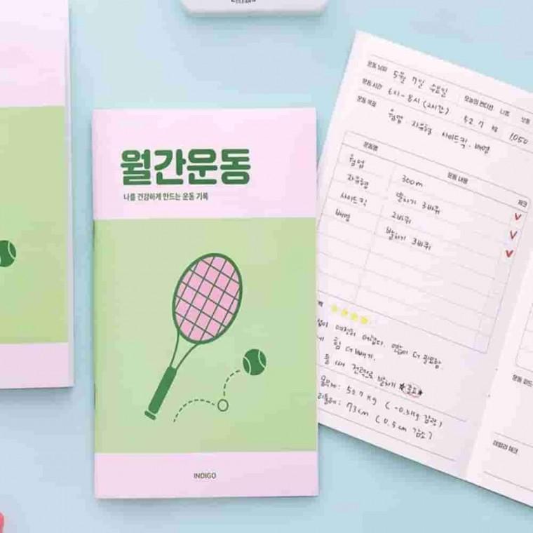1개월 데일리 식단일기 식사기록 다이어트 월간플래너 운동플래너 운동기록